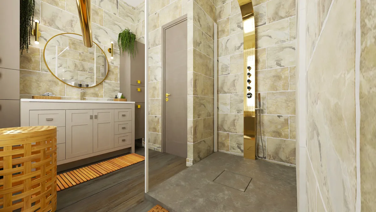 Rénovation salle d'eau  · Saint-Doulchard (Bourges) — après