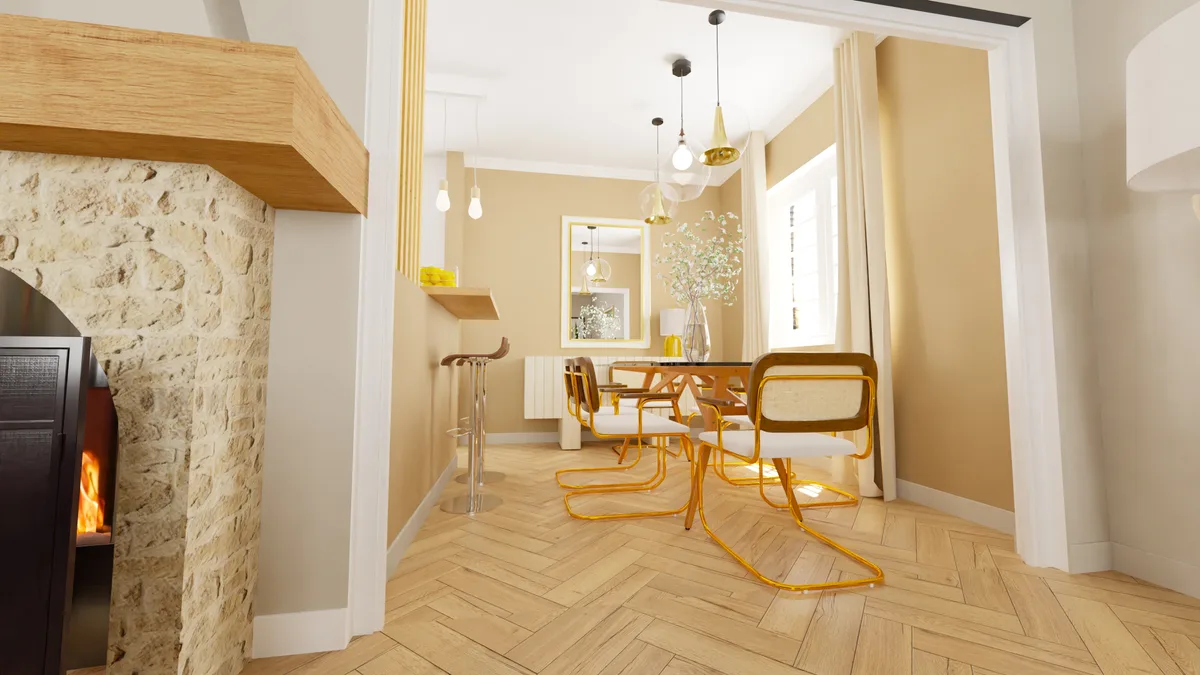 Rénovation salle à manger  · Saint-Doulchard (Bourges) — après
